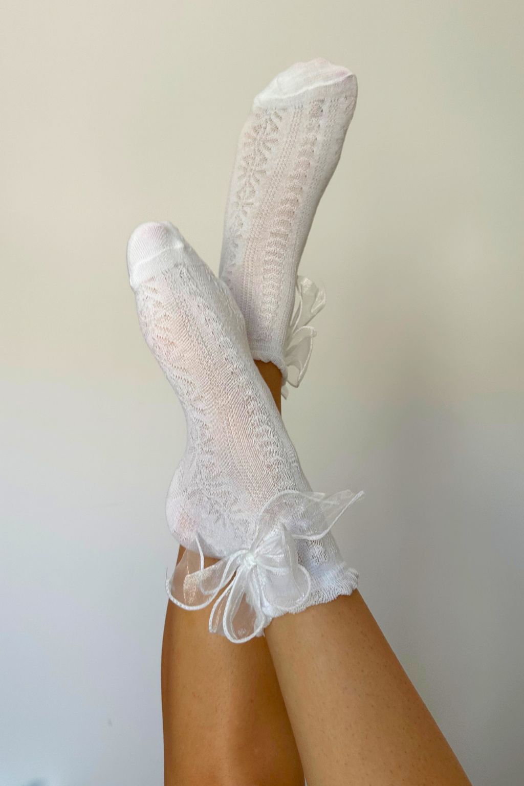 Glass Slipper Socks (white)